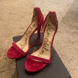 Sam Edelman burgundy heels.